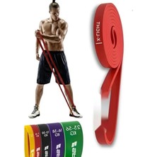 Calperia Güçlü Lateks Direnç Bandı - Fitness ve Ev Egzersizleri Için