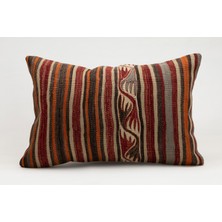 Kilim Wholesale El Yapımı Eski Kilimden Yapılmış Vintage Kırlent Kılıfı, Yün, 40X60 cm