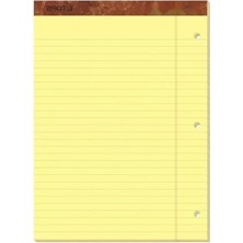Calperia Legal Pad Not Defteri - 50 Yaprak, 3-Delik Delikli, 21,6 x 29,8 cm