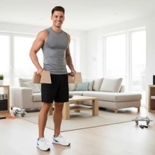 Calperia Ayarlanabilir Ahşap Şınav Barı - Estetik Tasarım