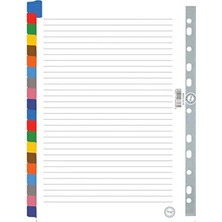 Calperia 20 Renkli A4 Karton Ayrac, Dayanıklı Tasarım