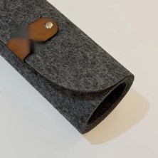 Calperia Büyük Boy Koyu Gri Keçe Mousepad, 50X100 cm