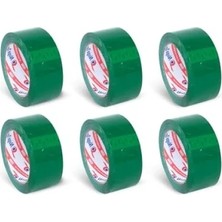 Calperia 45 mm x 100 mt Yeşil Kolay Yapışkan Bant (6 Adet)