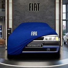 ULTRASHOP Fiat Tempra Mavi Kumaş Oto Branda Araca Özel Penye Araba Brandası Araç Örtüsü