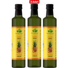 Dr. Natural 3 Adet Ananas Sirkesi Doğal Fermantasyon Detox Sirke 500 ml