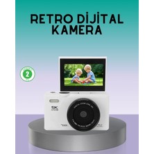 Uslucan Alışveriş Wifi Bağlantılı 5k Ultra Hd Dijital Kamera 75MP Otofokus