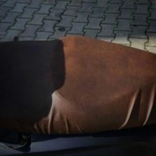 Calperia Deri Motosiklet Sele Kılıfı Örtüsü - Brandaya Uyumlu