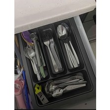 Calperia Antrasit Çekmece Içi Kaşıklık - Maket Bıçağı Hediyeli