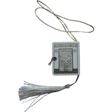 Calperia Mini Kuran - Krem Renk, Dikiz Aynasına Asmalık