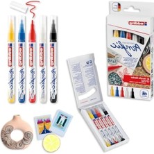 Calperia 5'li Ince Uçlu Akrilik Markör Seti (Temel Renkler)