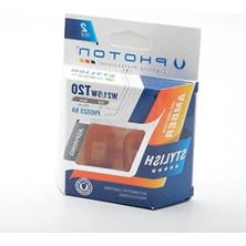 Calperia T20 21/5W 12V Çift Devre Amber Ampul (2'li)