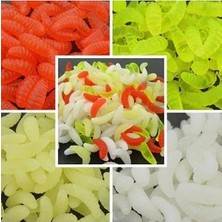 Calperia 200 Adet Yumuşak Silikon Kurtçuk Olta - Fosforlu Renk Seçenekleri