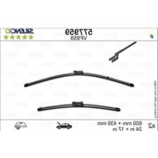 Calperia Silencio Flat Blade Set Silecek Seti (600+430 Mm)