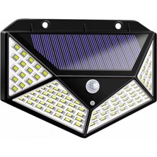 MiraLive Solar Hareket Sensörlü Duvar Lambası 100 LED