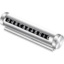 Calperia Renkli Krom Araç Park Telefon Numaratörü