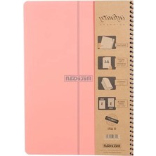 Calperia Infinity Pastel Serisi Spiralli Defter - A4, 180 Yaprak
