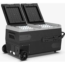 Calperia Çift Bölmeli Akülü Oto Buzdolabı - 75 Lt Kapasite