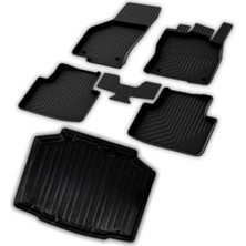 Calperia 4d Paspas ve 3D Bagaj Havuzu - Skoda Kamiq Uyumlu (2020 ve Üstü)