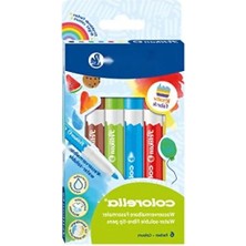 Calperia Su ile Çözünür Keçeli Kalem 6'lı Kutu