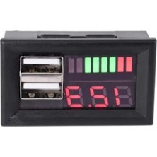 Calperia Kırmızı LED Dijital Ekran Voltmetre - 12V Dc