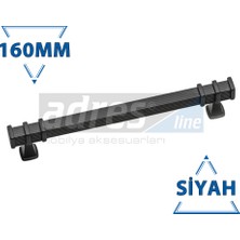 Adresline Şahin Kulp 4'lü 192mm Siyah