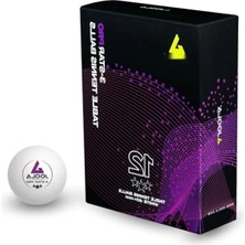 Calperia Üstün Kaliteli 3 Yıldız Masa Tenisi Topları - 12'li Paket