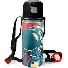 Calperia 600 ml Kapasiteli Pipetli Alüminyum Matara