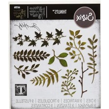 Calperia Çelik Yapraklı Dal, 10.8 cm x 3.8 cm - 3.8 cm x 3.2 cm