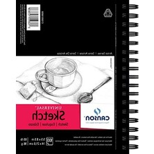 Calperia Evrensel Eskiz Defteri, 14 cm x 21,6 cm Yandan Tel Bağlamalı