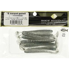 Calperia 3" Ağırlık Içermeyen Silvery Shiner Aksiyon Yüzgeci