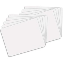 Calperia Öğrenci Dostu Kuru Kayganlık Özellikli Beyaz Tahta, 12"x9", 10'lu Set