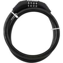 Calperia 80 cm Çelik Hırsız Önleme Bisiklet Halat Zincir Kilidi - 12 mm Çap