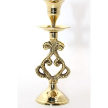 MiraLive Tekli Pirinç Şamdan Model 5