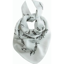 Zenvia Atatürk Imzalı Desenli Bandana 50*50