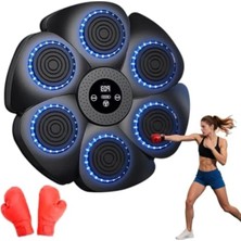 Calperia Müzikli Boks Refleks Makinesi - 9 Kademeli Vuruş Modu ve LED Sayım Ekranı