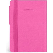 Calperia Küçük Boy Çizgili Begonvil Not Defteri