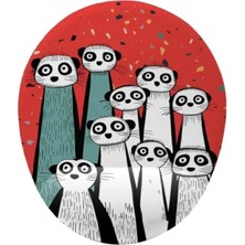 Calperia Sevimli Mirket Tasarımlı Bilek Destekli Mouse Pad