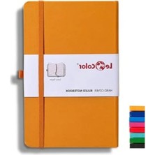 Calperia 13X21 cm Çizgili Defter - Tarihsiz, Turuncu Renk