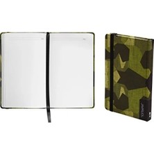 Calperia Kamuflaj Desenli Sert Kapaklı Çizgisiz Defter