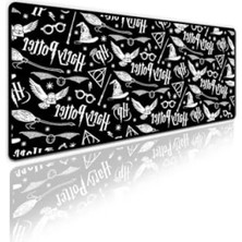 Calperia Kaymaz Oyun Klavye Mouse Pad - 70X30 cm Harry Potter Temalı
