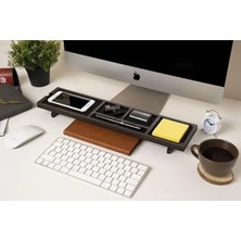 Calperia Antik Görünümlü Ahşap Masaüstü Organizer