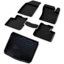 Calperia 4d Kauçuk Paspas ve 3D Bagaj Havuzu - Fiat Egea Cross Uyumlu (2021 ve Üstü)