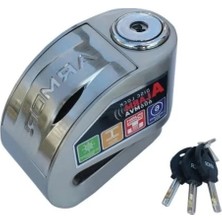 Calperia 6mm Gri Alarmlı Disk Kilidi