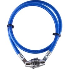 Calperia Şifreli Çelik Bisiklet Halat Zincir Kilidi 65 cm