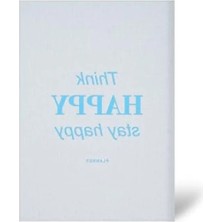 Calperia Süresiz Planlayıcı Ajanda Defter - 15X21 Cm, Keten Kaplama, Mavi Renk