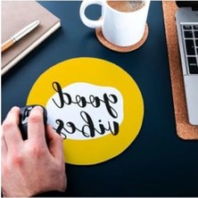 Calperia Yuvarlak Tasarımlı Mouse Pad - 20 cm