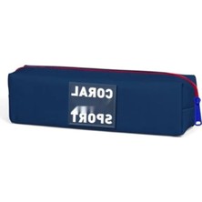 Calperia Lacivert Tek Bölmeli Kalem Çantası - Yüksek Kalite