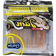 Calperia 76 mm Silikon Solucan Suni Yem, Balık Avı Için Ideal