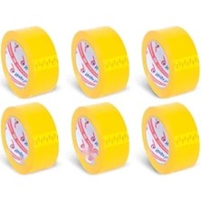 Calperia Sarı Kolay Kullanım Kolibri Bandı - 45 mm x 100 mt (6 Adet)