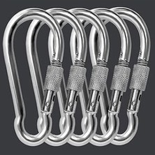 Calperia Metal Vidalı Karabina - 5'li Set